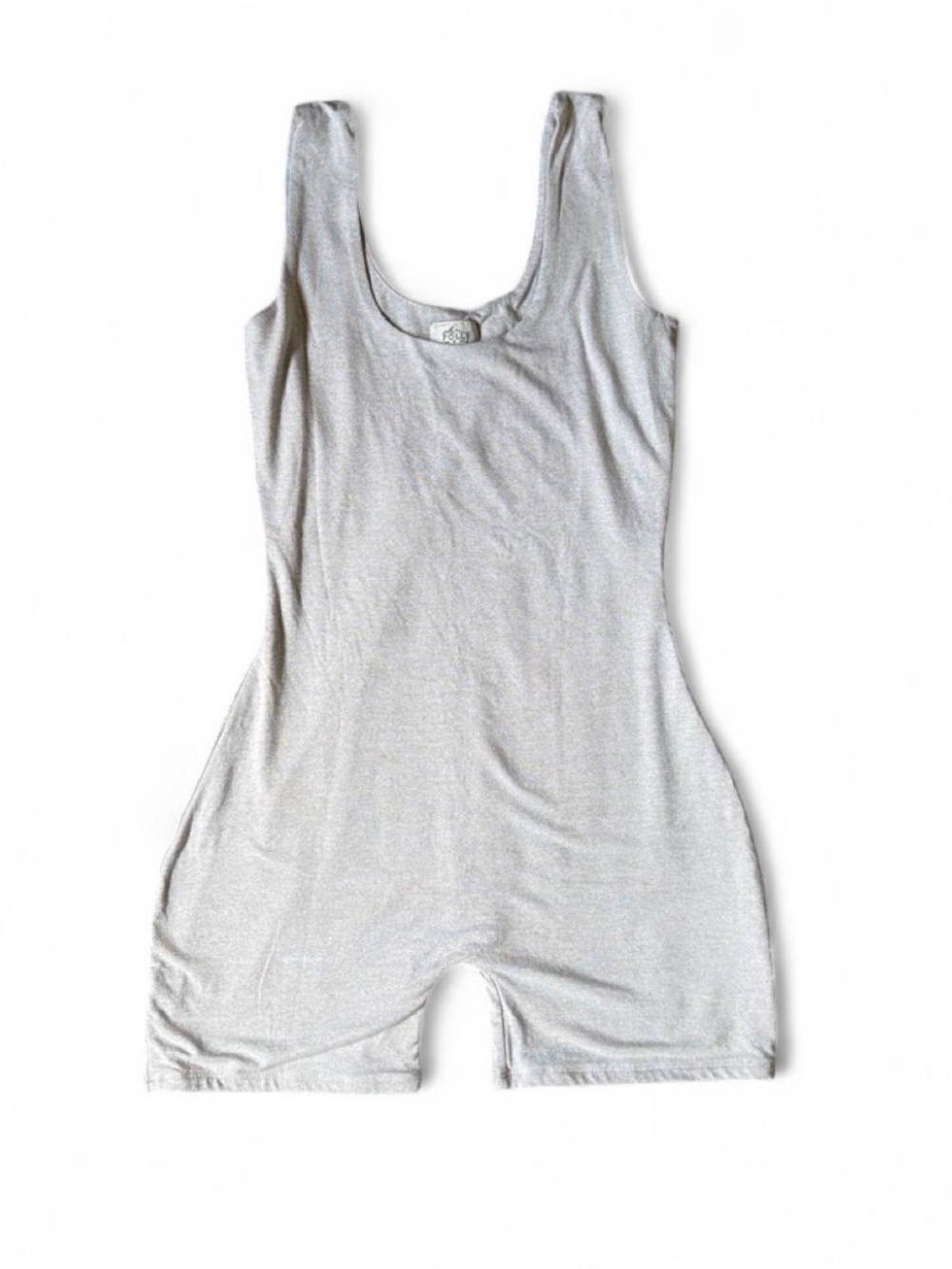 Oh Polly Heather Gray Romper